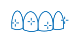 En illustration av fyra vertikala ovaler i blått med plustecken inuti varje. Ovalerna är sammankopplade i botten och bildar en sammanhängande kedja, som liknar logotypen för tandläkare örnsköldsvik. En illustration av fyra vertikala ovaler i blått med plustecken inuti varje. Ovalerna är sammankopplade i botten och bildar en sammanhängande kedja, som liknar logotypen för tandläkare örnsköldsvik.